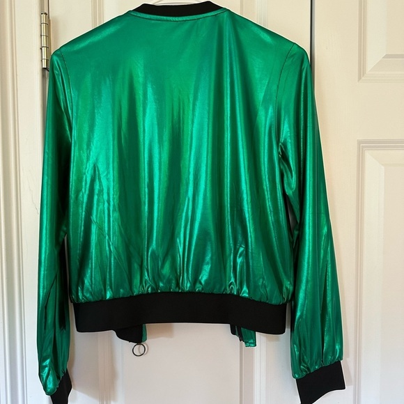 Metallic Green Jacket NWT - Picture 3 of 3